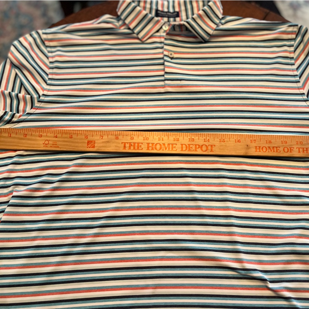 Peter Millar Multicolor Striped Performance Polo … - image 2